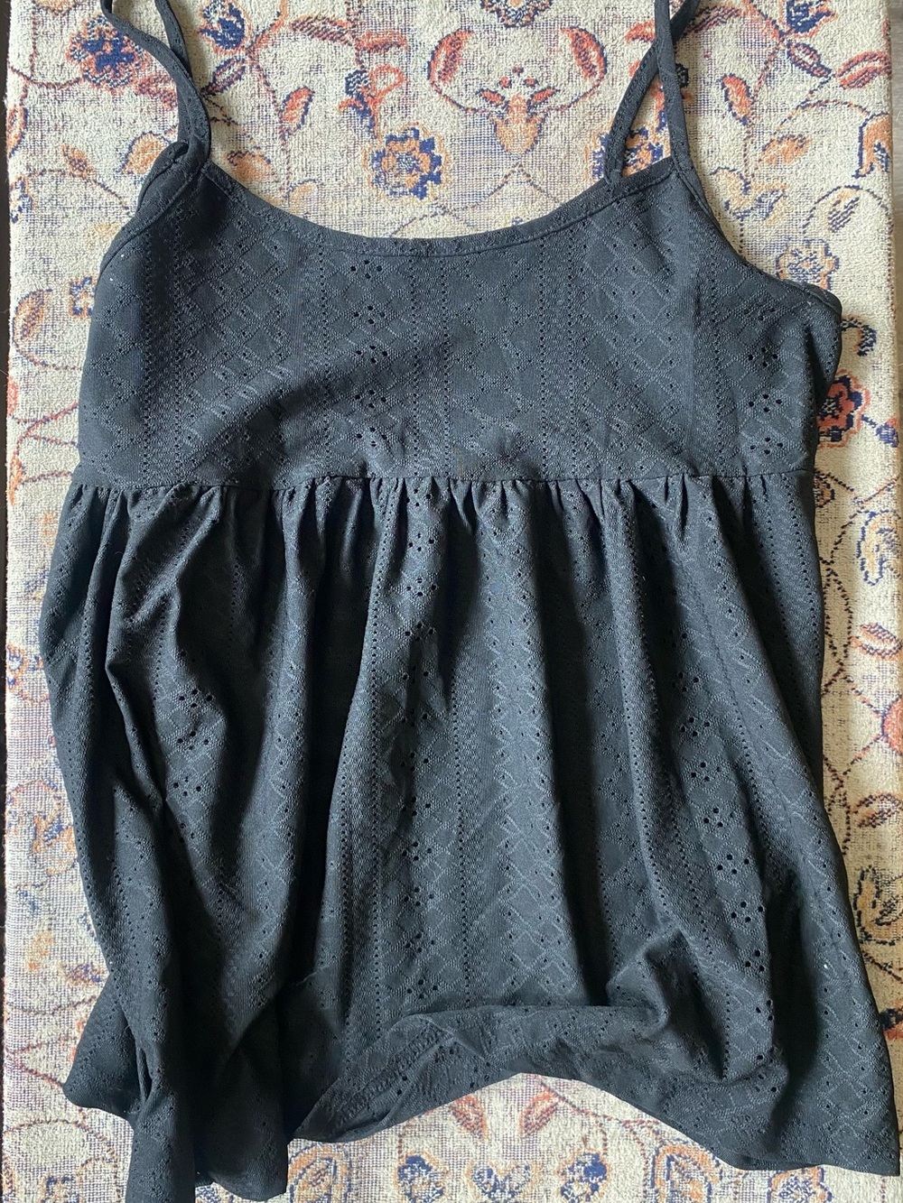 Mixed Women's Tank & Crop Top Bundle - Blue, Black, Rust, Gray, Floral - Picture 3 of 11
